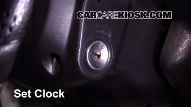 1994 Honda Civic del Sol S 1.5L 4 Cyl. Reloj Fijar hora de reloj